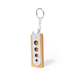 Balmy Multi-Tool Key Ring – Durable Stainless Steel & Bamboo