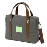 Tramez Shoulder Bag – Durable Canvas Document Holder with Laptop Compartment