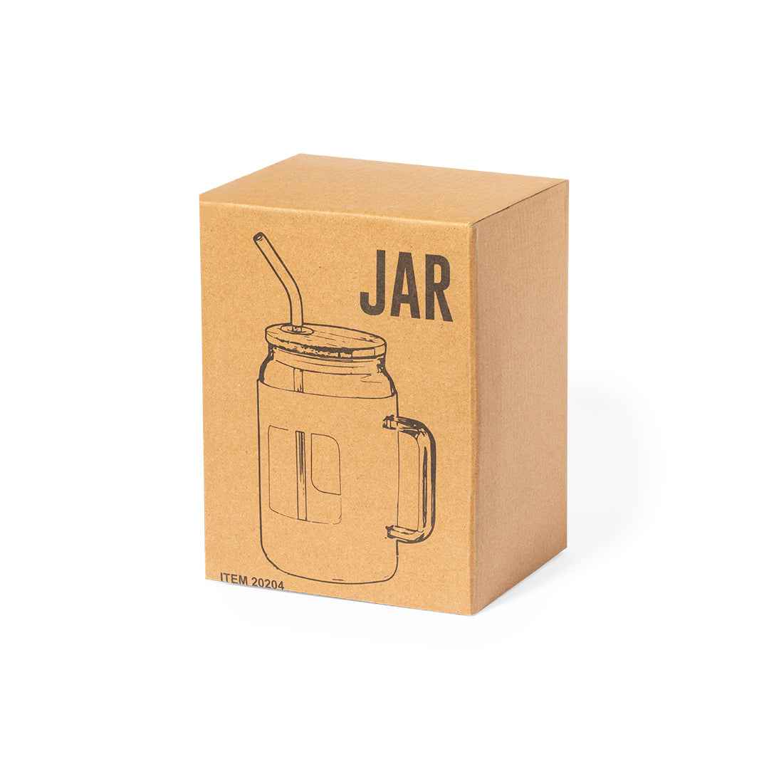 Jacin Sustainable Glass Jar – Durable & Eco-Friendly Drinking Jar