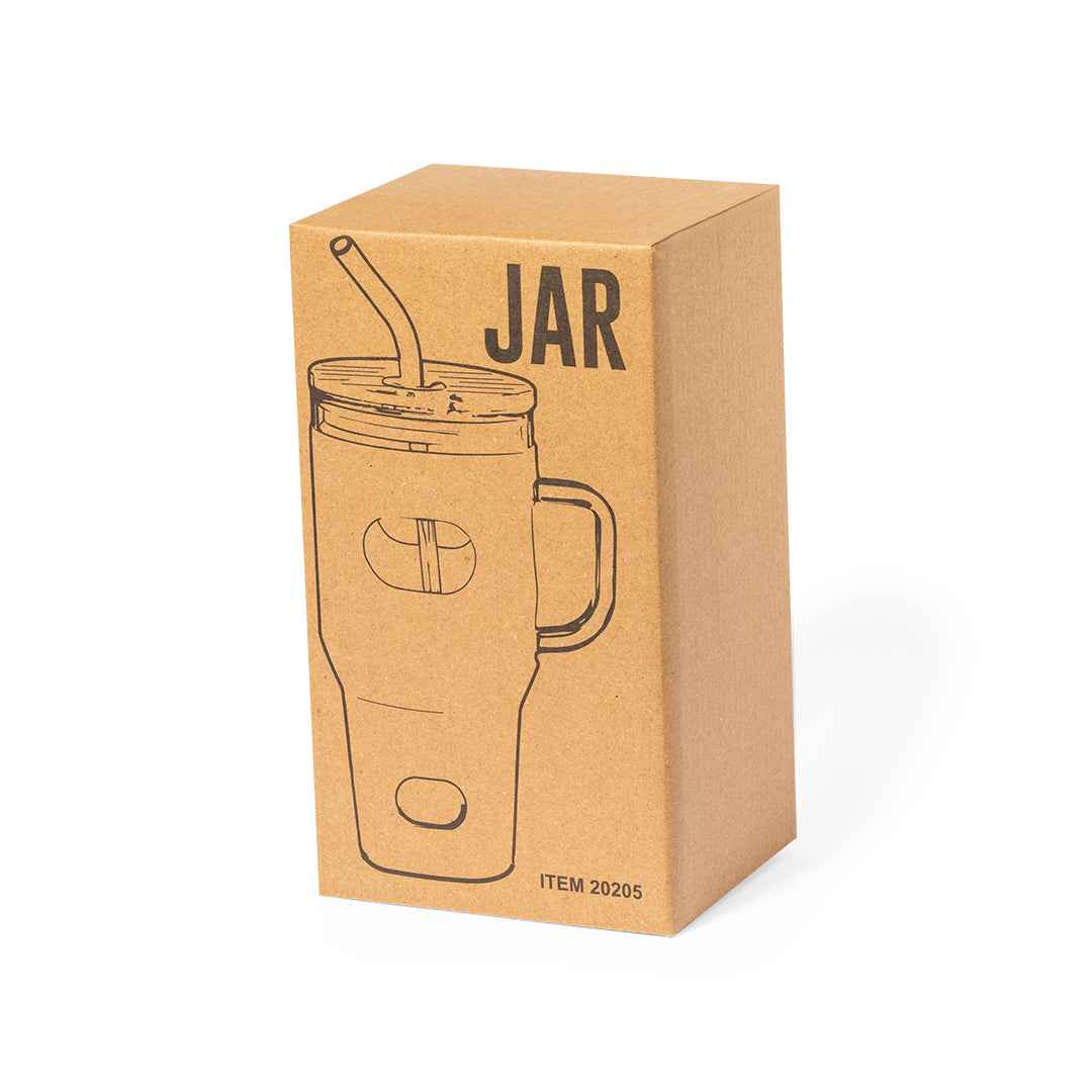 Namun Large Capacity Glass Jar with Bamboo Lid – Durable and Reusable