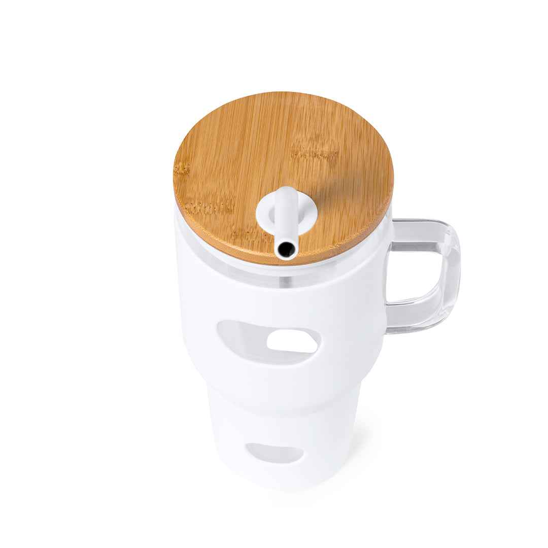 Namun Large Capacity Glass Jar with Bamboo Lid – Durable and Reusable