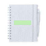 Amber Notebook and Pen Set – Sustainable Office Essentials by Fou Tees Ireland