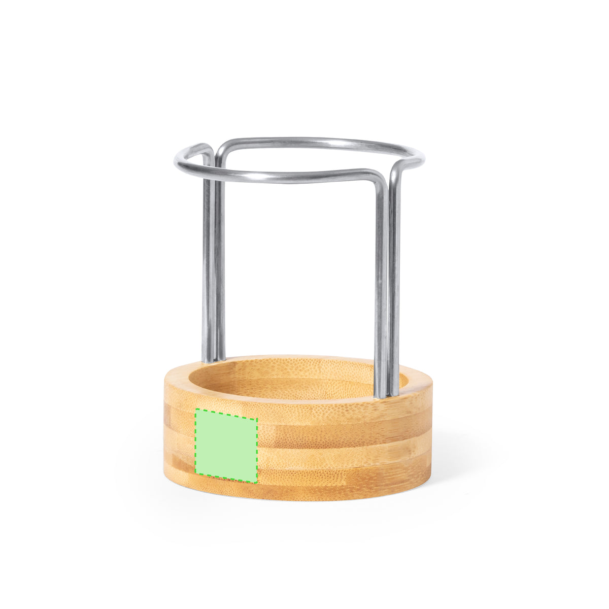 Oswin Bamboo and Stainless Steel Holder – Sustainable Office Accessory