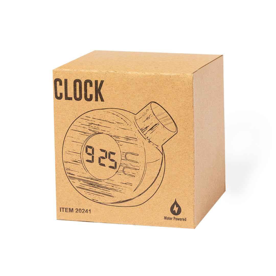 Graox Sustainable Bamboo Table Clock – Eco-Friendly Timepiece for Irish Businesses