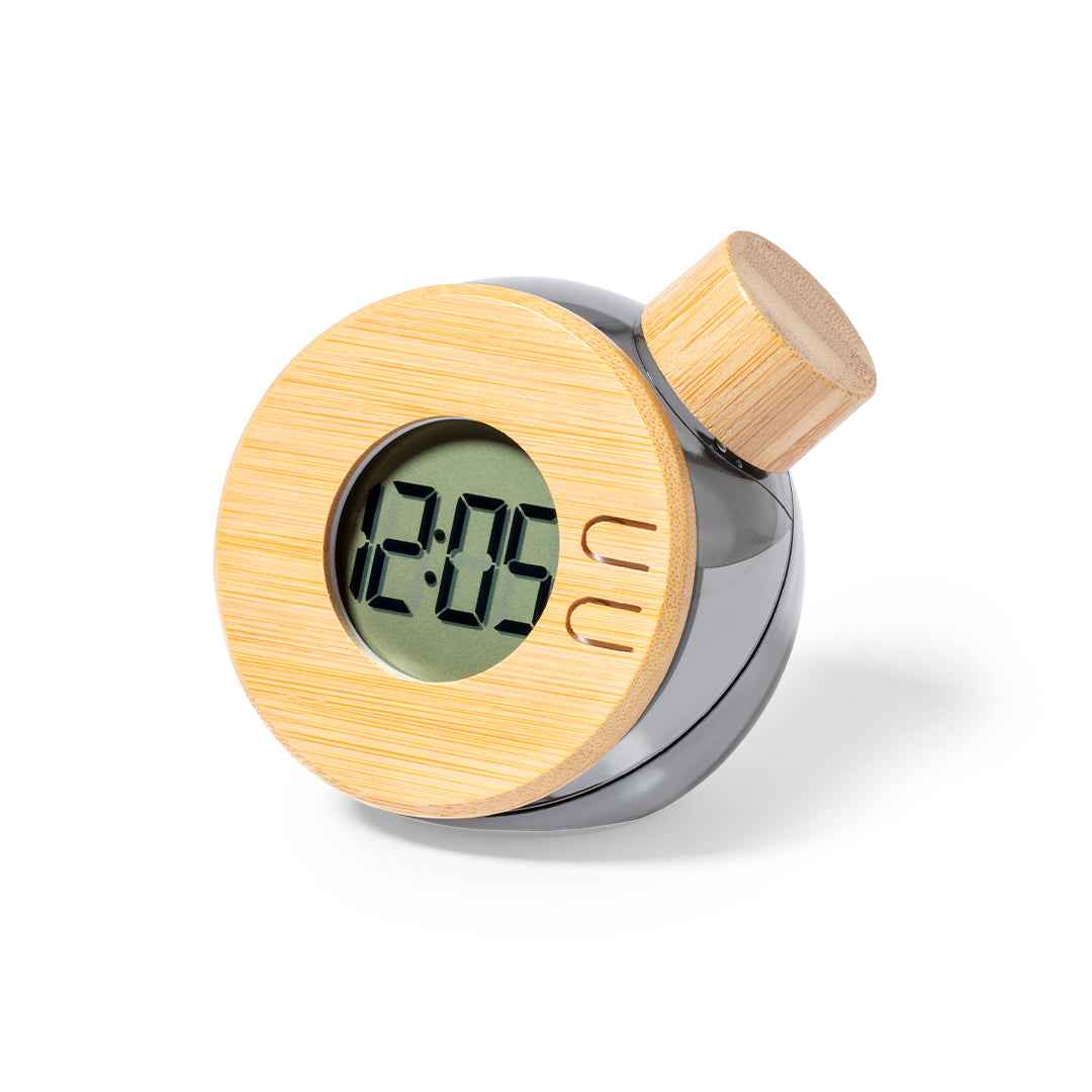 Graox Sustainable Bamboo Table Clock – Eco-Friendly Timepiece for Irish Businesses