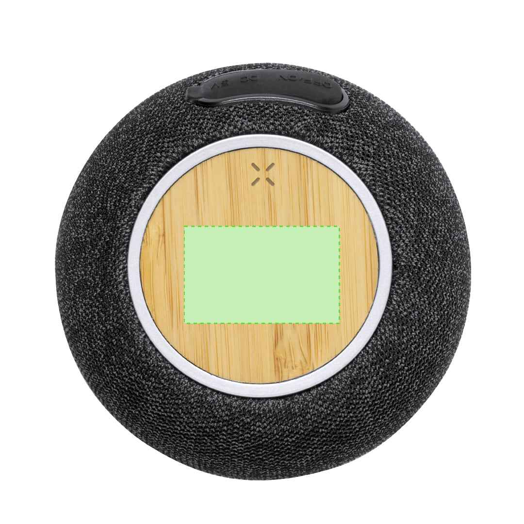 Cedric Multifunction Speaker – Sustainable Bluetooth Audio with Wireless Charging