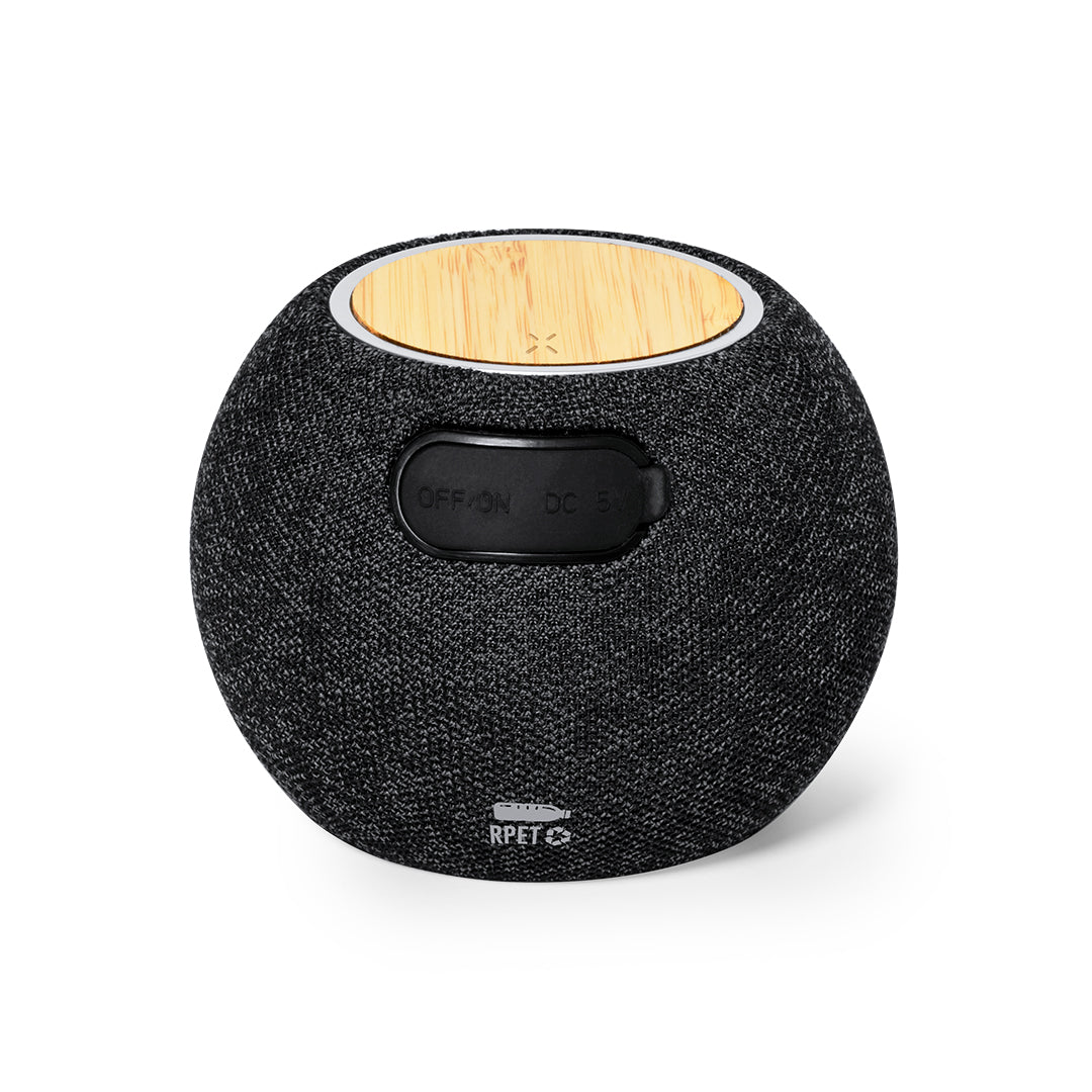 Cedric Multifunction Speaker – Sustainable Bluetooth Audio with Wireless Charging