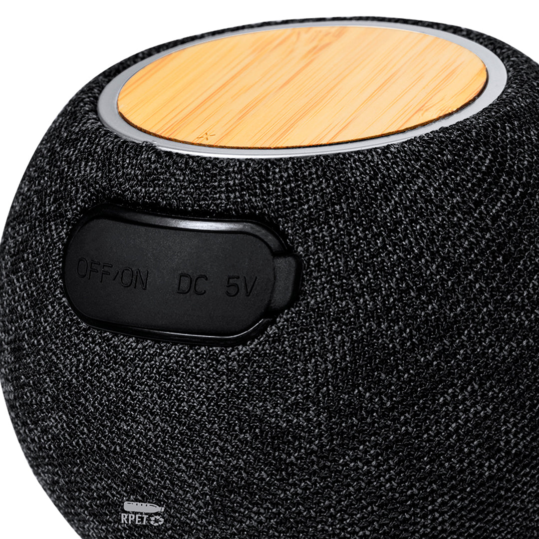 Cedric Multifunction Speaker – Sustainable Bluetooth Audio with Wireless Charging