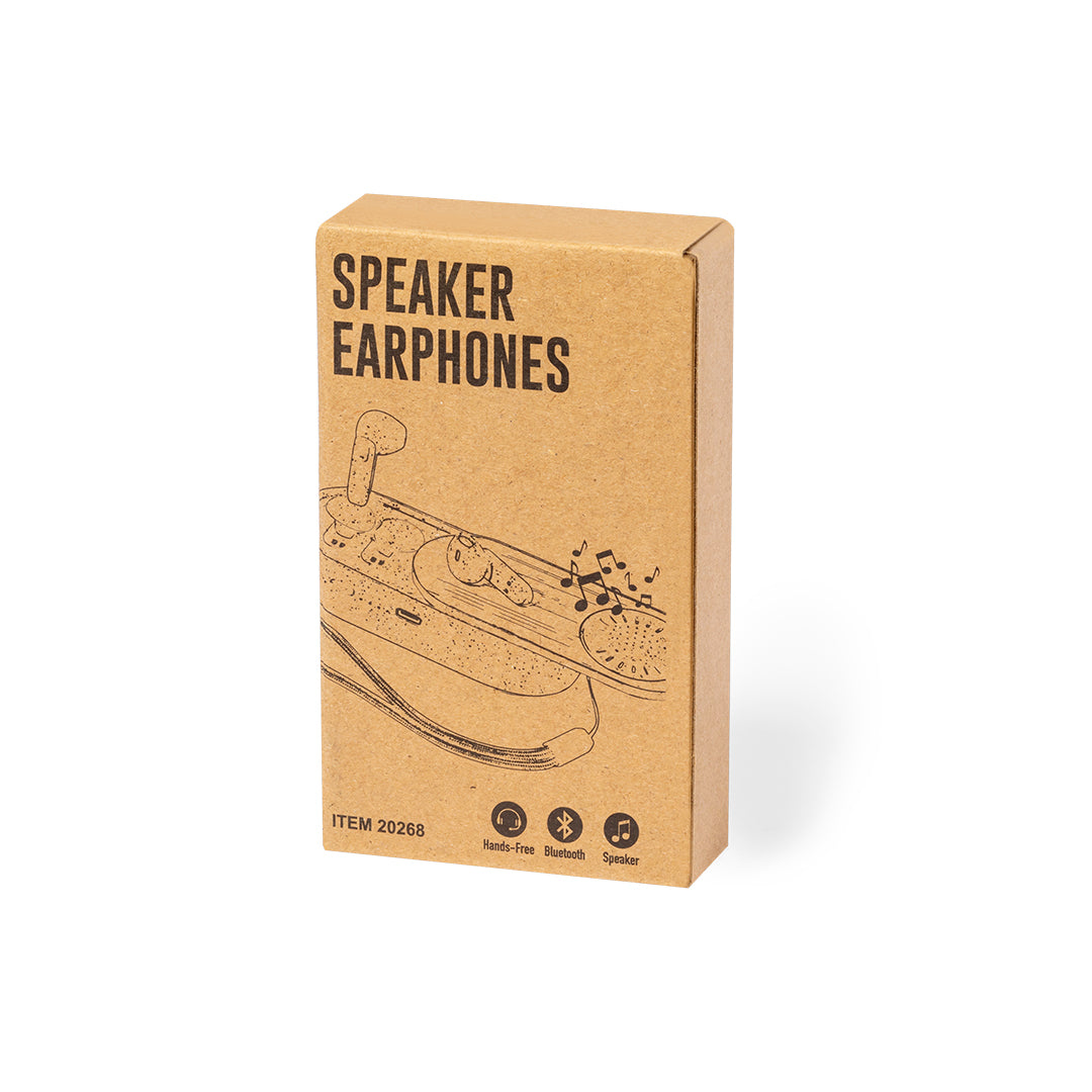 Gissel Bamboo Bluetooth Speaker Earphones – Sustainable Audio Solution