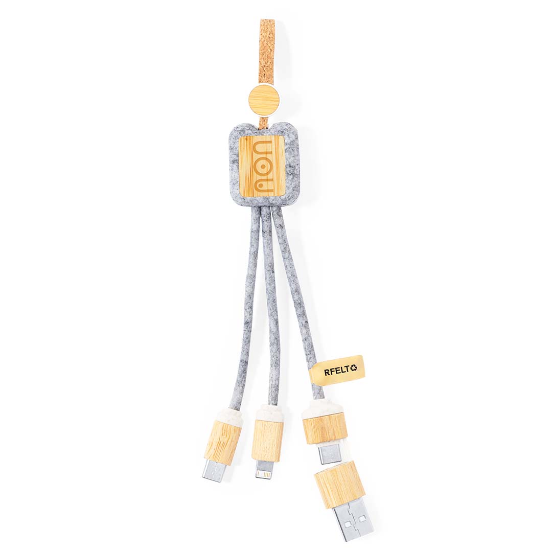 Braxton Charging Cable – Sustainable Tech Accessory from Fou Tees Ireland