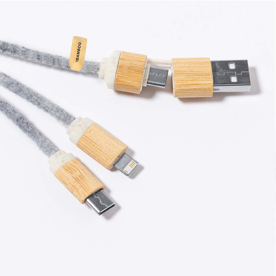 Braxton Charging Cable – Sustainable Tech Accessory from Fou Tees Ireland