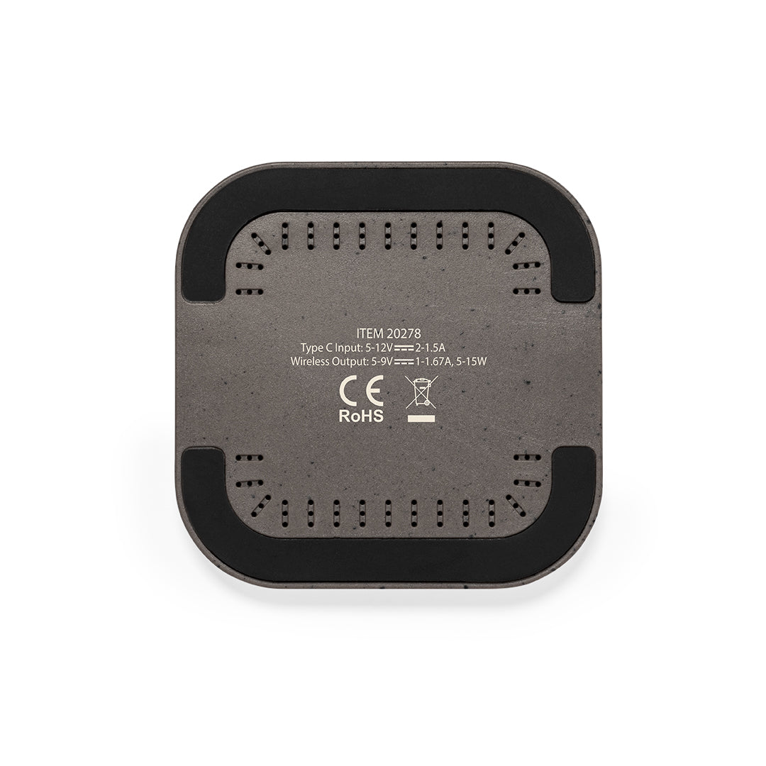 Griffin Wireless Charger Made of Coffee Fibre – Sustainable Technology Accessory