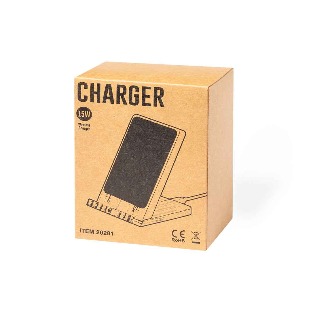 Steward Wireless Charger with Smartphone Holder – Sustainable and Practical Tech Accessory