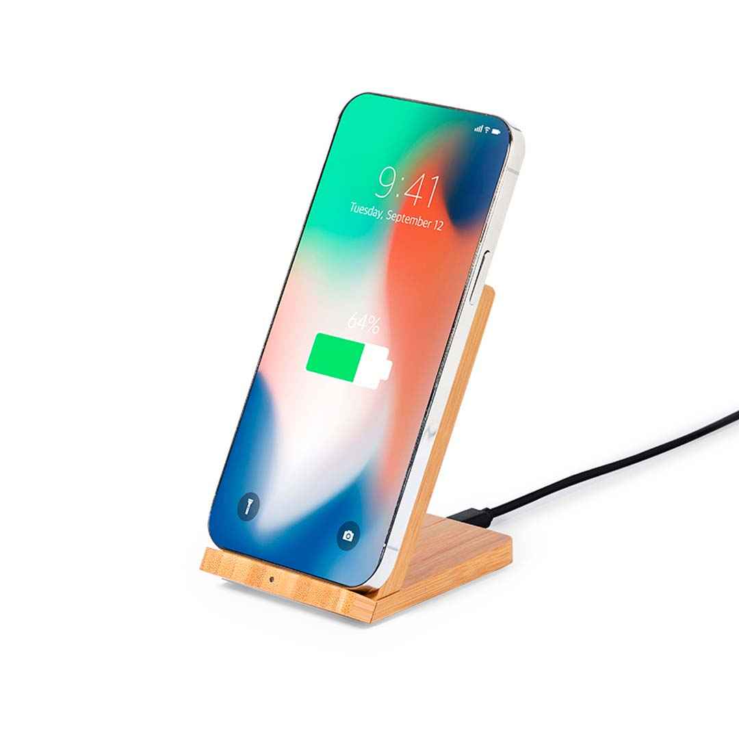 Steward Wireless Charger with Smartphone Holder – Sustainable and Practical Tech Accessory