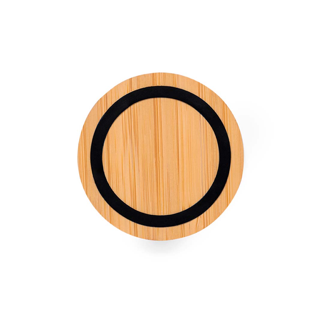 Beckett Wireless Charger with Bamboo Surface