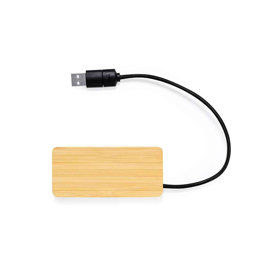 Ginger Bamboo USB 2.0 Port – Sustainable Tech Accessory for Bulk Orders