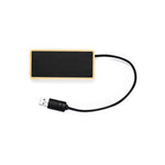 Ginger Bamboo USB 2.0 Port – Sustainable Tech Accessory for Bulk Orders