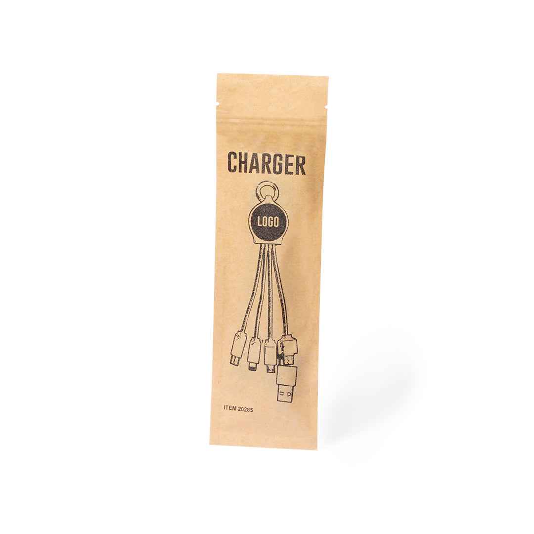 Lawrence Bamboo Charging Cable – Sustainable Tech Accessory for Irish Businesses