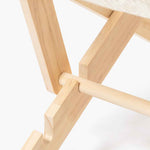 Diny Pet Chair – Comfortable and Durable Wooden Frame with Canvas Seat