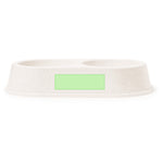 Tremony Pet Bowl – Durable Bamboo Fibre Double Compartment Bowl