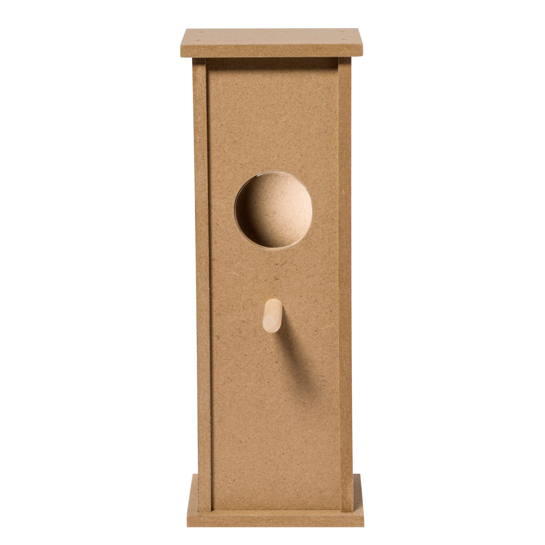 Fenyx Hanging Bird House – Solid Wood Crafted Bird Home