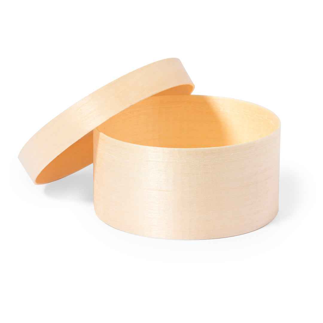 Abedi Presentation Box – Natural Wood Round Packaging for Bulk Orders