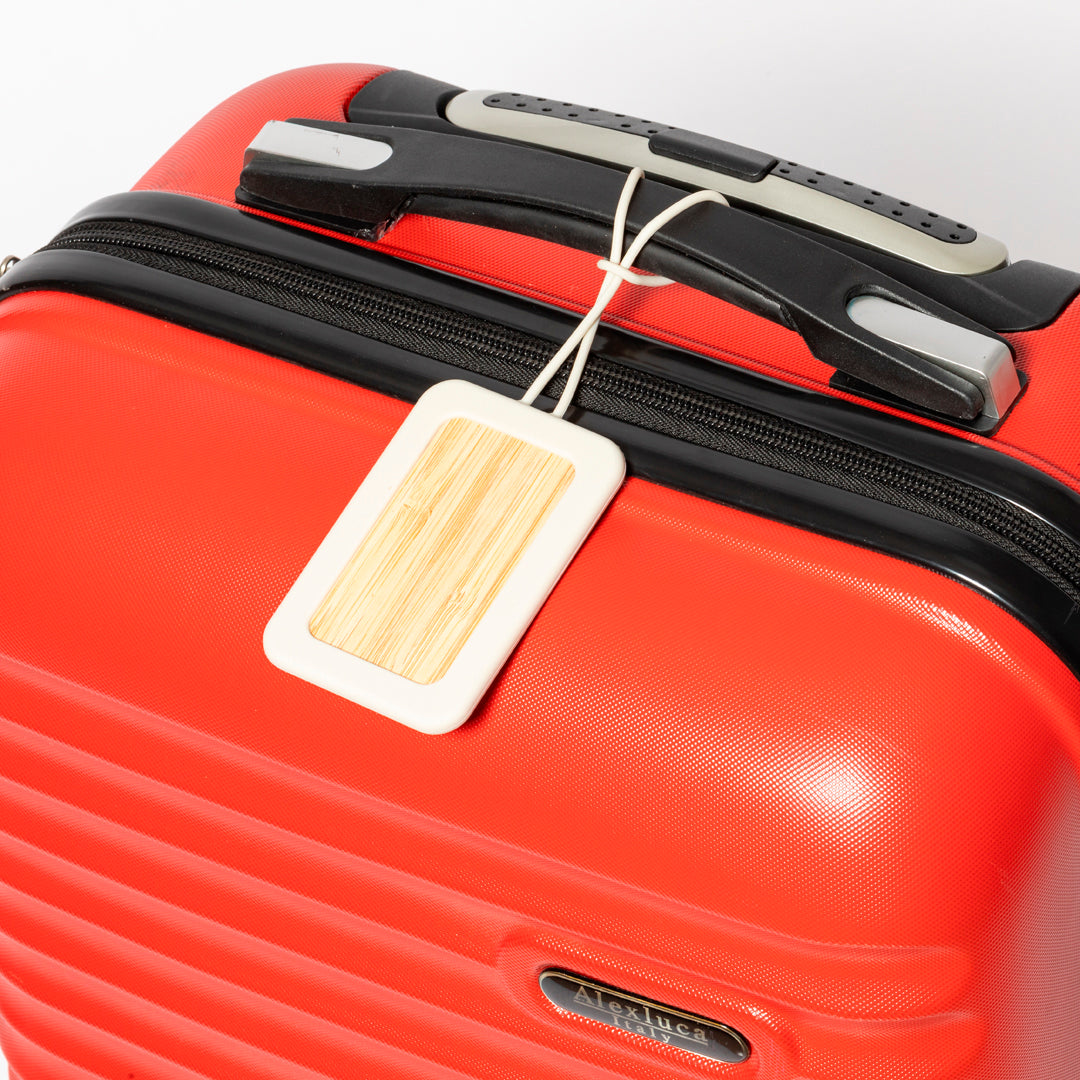 Holda Bamboo Luggage Tag – Durable and Eco-Friendly Travel Accessory