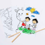 Clumber Colouring Set – Sustainable Kids’ Activity Pack by Fou Tees Ireland