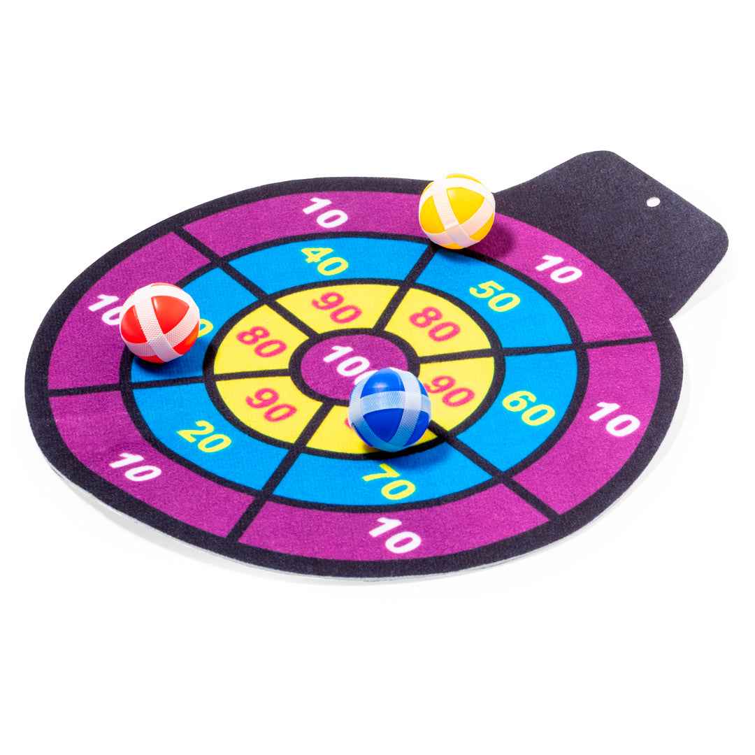 Kerchak Fabric Dartboard with Velcro Balls for Fun and Safe Play