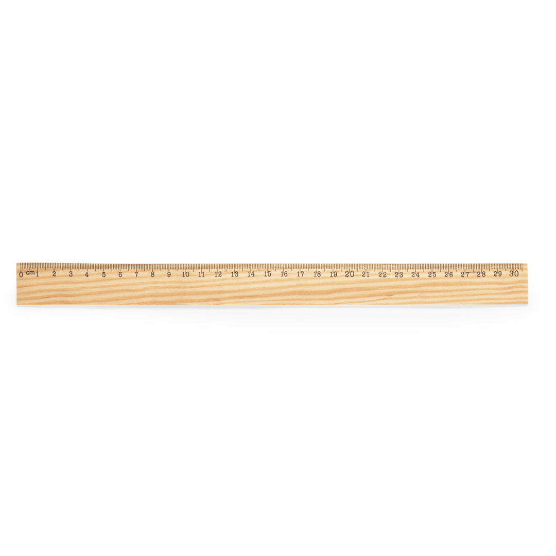 Arnax Wooden 30cm Ruler – Eco-Friendly and Practical Measuring Tool