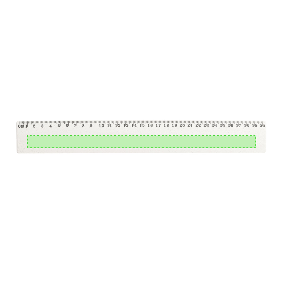 Nixora Sustainable Wheat Straw Ruler – Eco-Friendly 30cm Measuring Tool