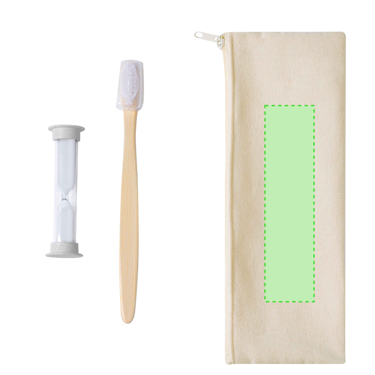 Lowchen Toothbrush and Sand Timer Set – Sustainable Personal Care for Kids