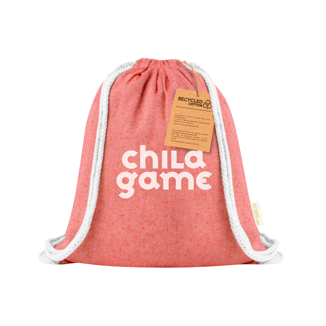 Ashara Drawstring Backpack – Sustainable Recycled Cotton Bags from Fou Tees Ireland