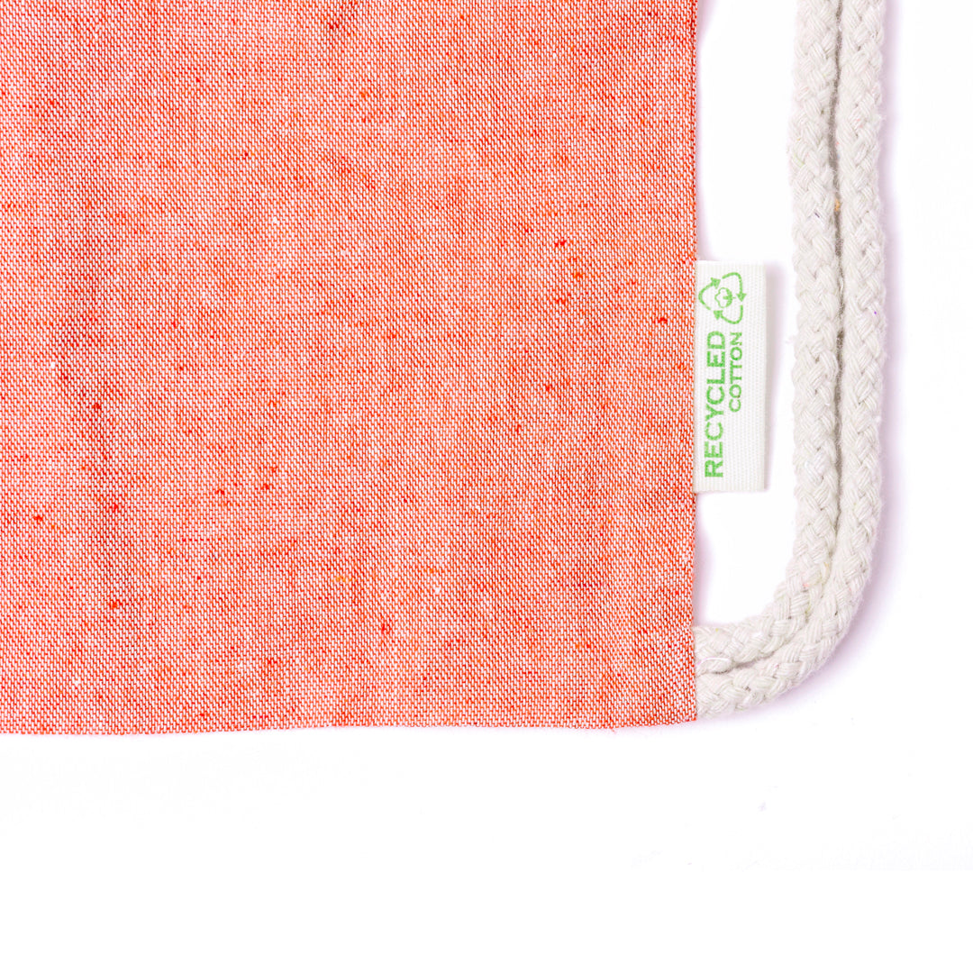 Ashara Drawstring Backpack – Sustainable Recycled Cotton Bags from Fou Tees Ireland