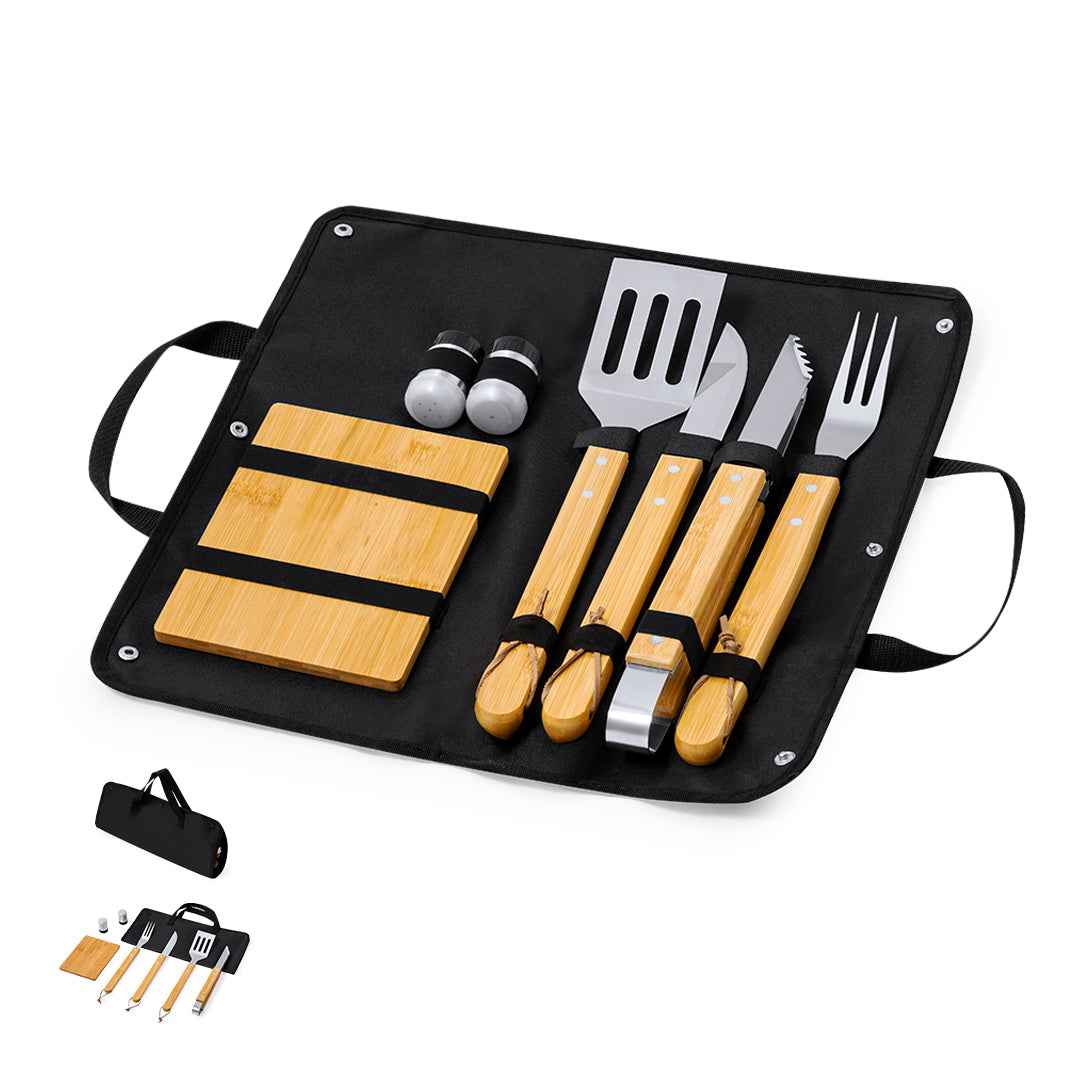 Estrol Bamboo Barbecue Set – Sustainable and Stylish Outdoor Cooking