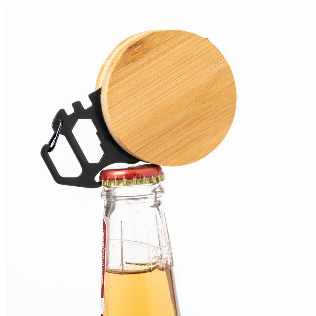 Denwa 1m Multi-Tool – Durable Stainless Steel & Bamboo, Ideal for Bulk Orders