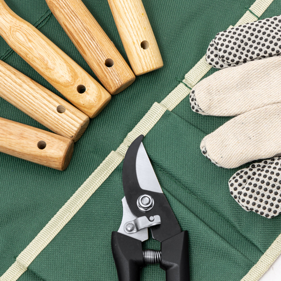 Kuruma Gardening Set – Complete 7-Piece Gardening Kit with Adjustable Apron
