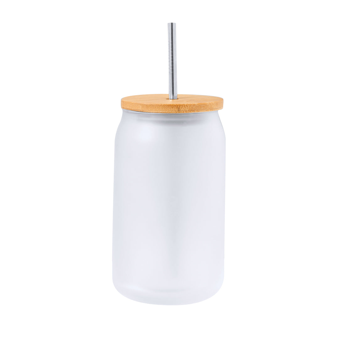 Fonix Sublimation Jar – Durable and Eco-Friendly Glass Jar with Bamboo Lid