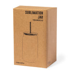 Fonix Sublimation Jar – Durable and Eco-Friendly Glass Jar with Bamboo Lid