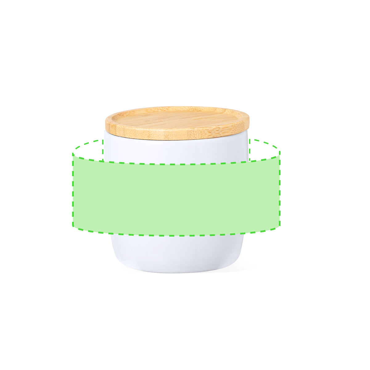 Zenara Ceramic Mug – Eco-Friendly Bamboo Lid Coffee Mug