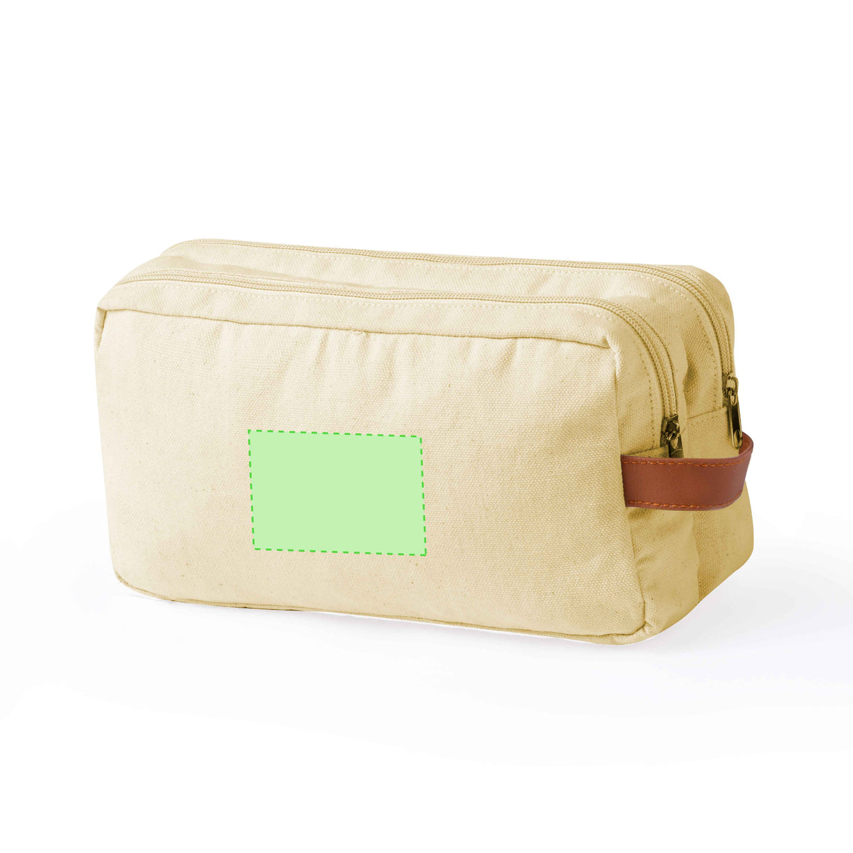 Raberu Beauty Bag – Durable Canvas Double Compartment Bag