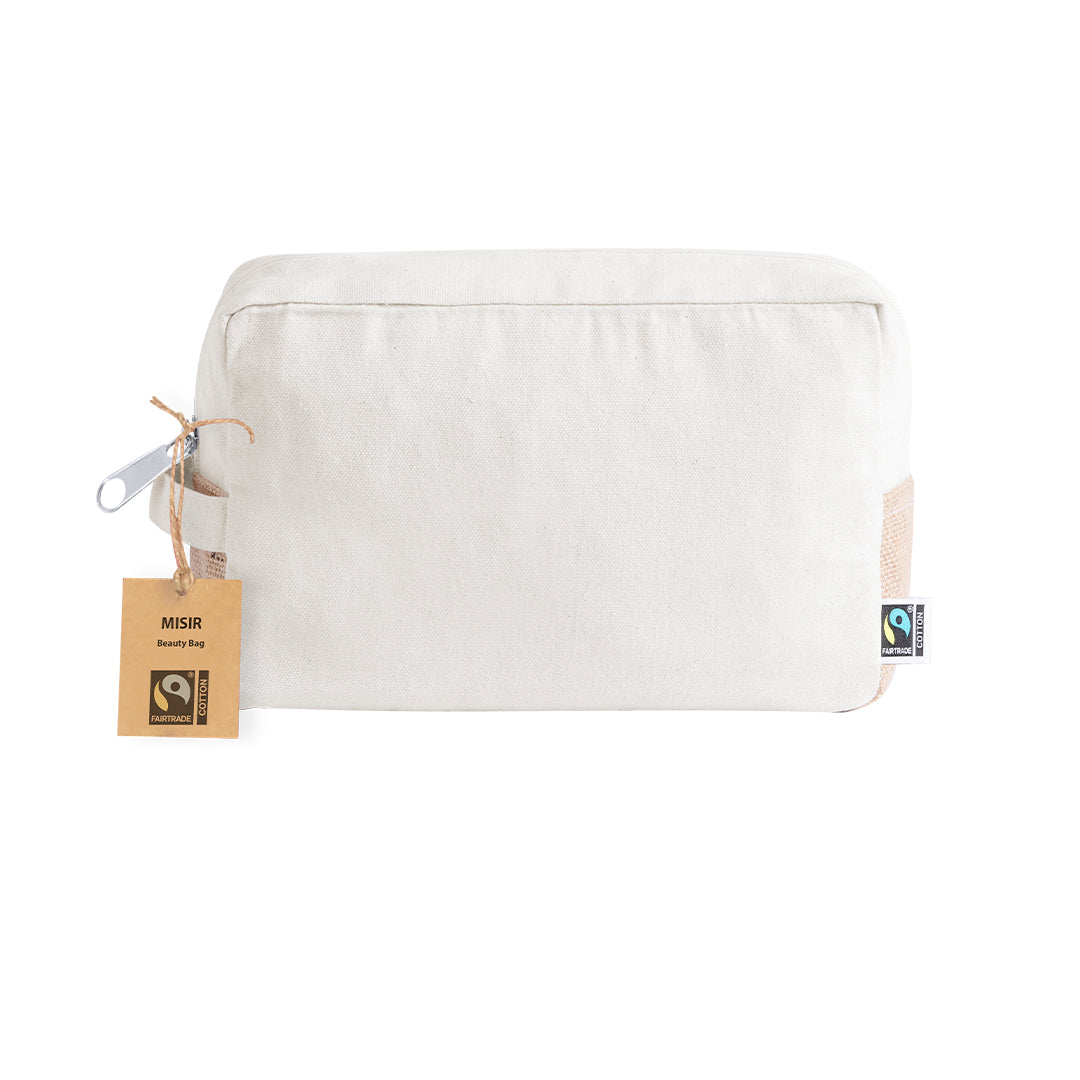 Misir Fairtrade Beauty Bag – Sustainable Cotton and Jute Design