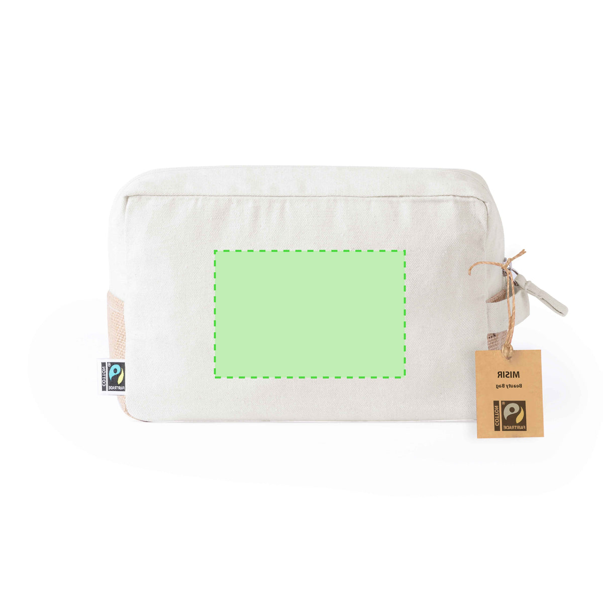 Misir Fairtrade Beauty Bag – Sustainable Cotton and Jute Design