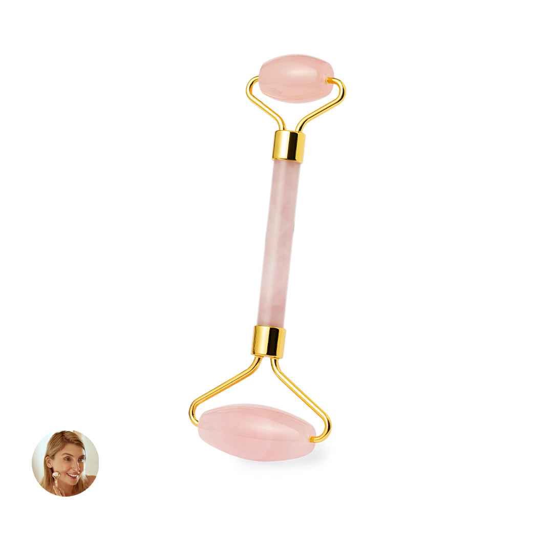 Zynka Face Roller – Premium Pink Jade Facial Massage Tool