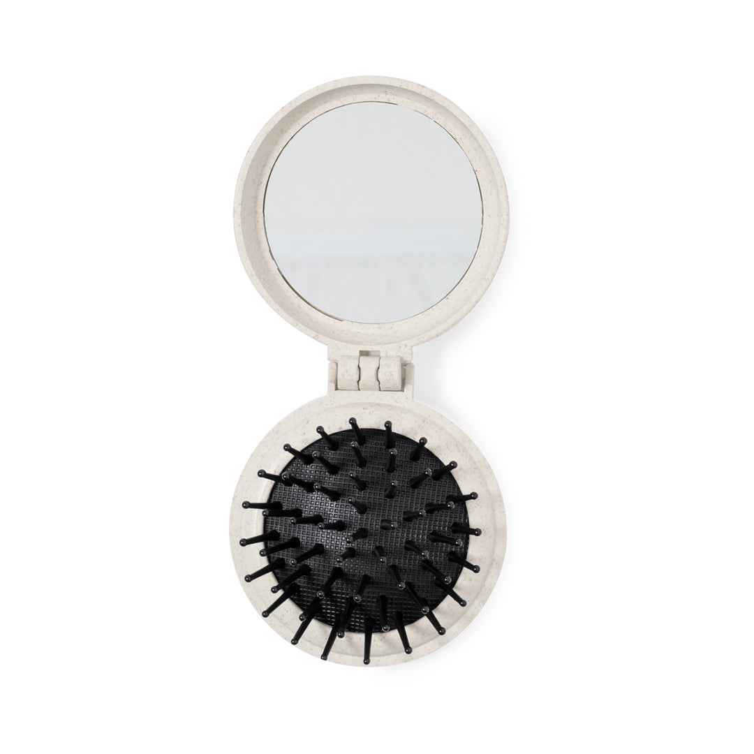Flege Foldable Brush with Mirror – Sustainable Personal Care Essentials