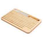 Myoria Bamboo Kitchen Board with Knife – Sustainable and Practical