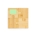 Mizar Bamboo Coasters - Eco-Friendly Puzzle Set of 4