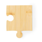 Mizar Bamboo Coasters - Eco-Friendly Puzzle Set of 4