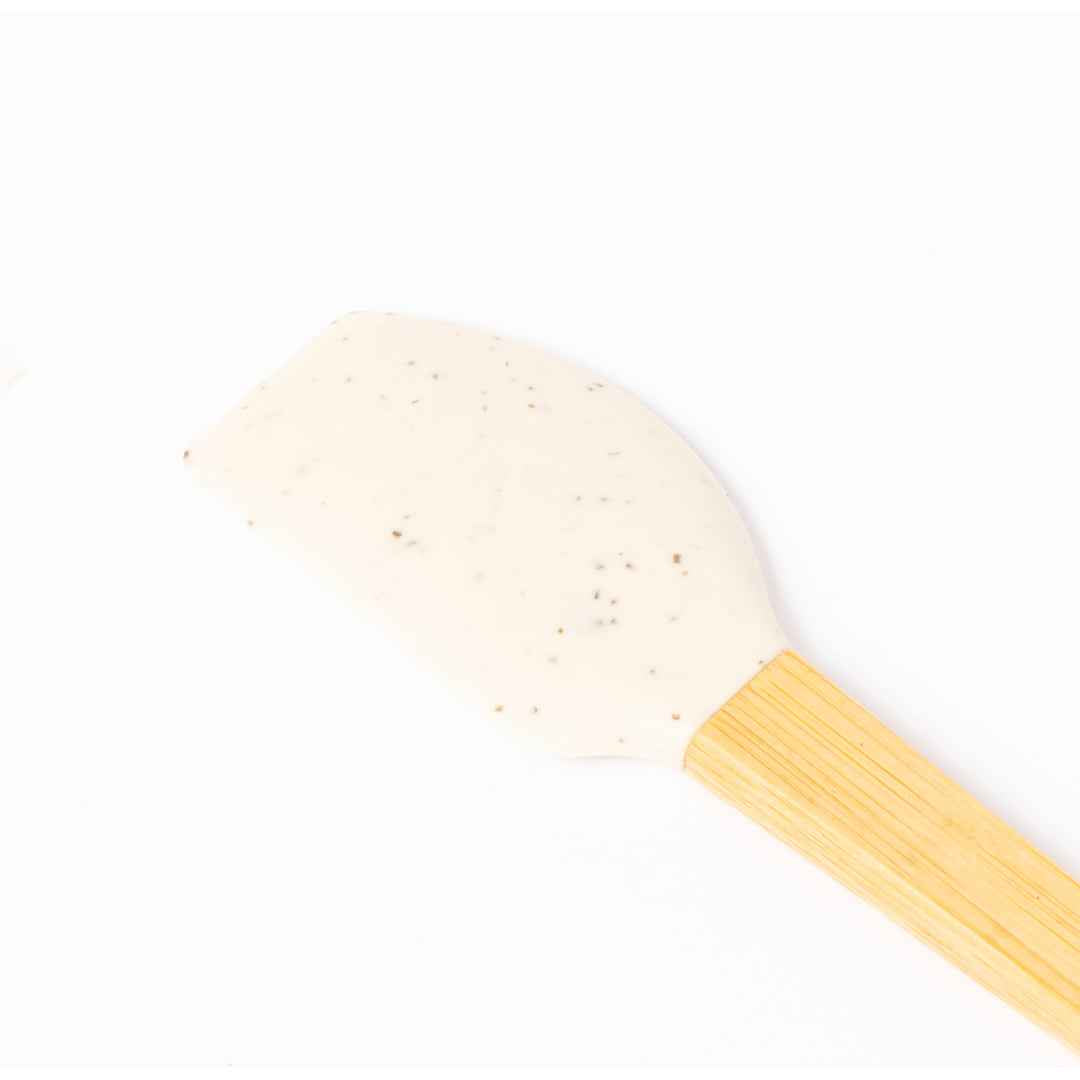 Aloria Kitchen Spatula – Durable Bamboo Handle with Silicone End