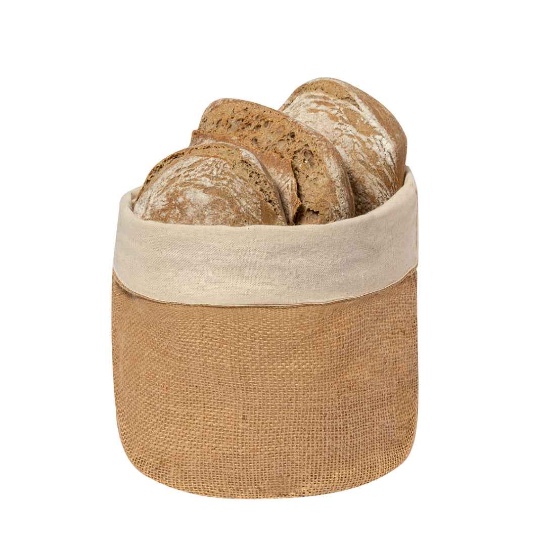 Seloria Bread Basket – Sustainable Cotton and Jute Bread Basket for Irish Businesses